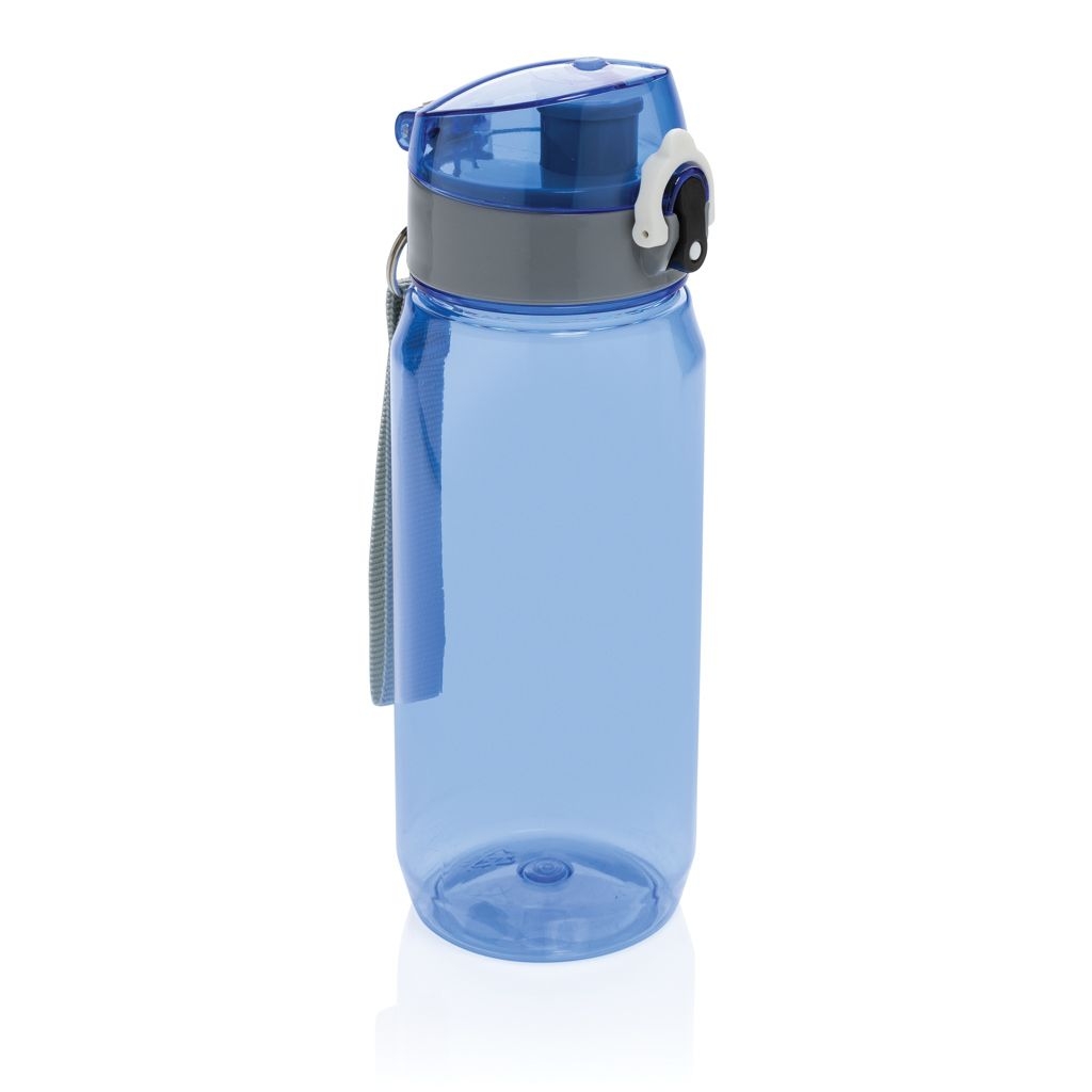 XDP437.00-5Yide RCS  rPET verschliessbare Wasserflasche 600ml_ blau