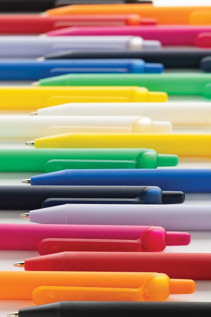 XDP611.34-08Tide Smooth Touch Stift aus GRS zertifiziert recyceltem ABS_ orange