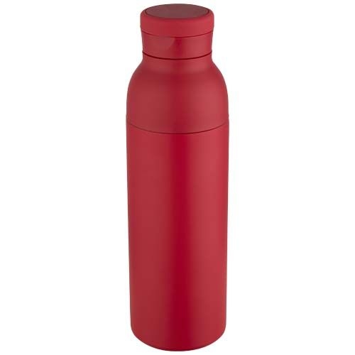 PF100838-2Illuminate 650 ml RCS doppelwandige Isolierflasche aus recyceltem Edelstahl_ rot