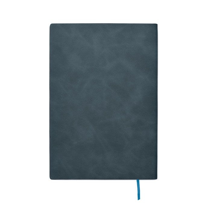 MO2663-04Tintray DIN A5 Smokey Notizbuch PU_ blau