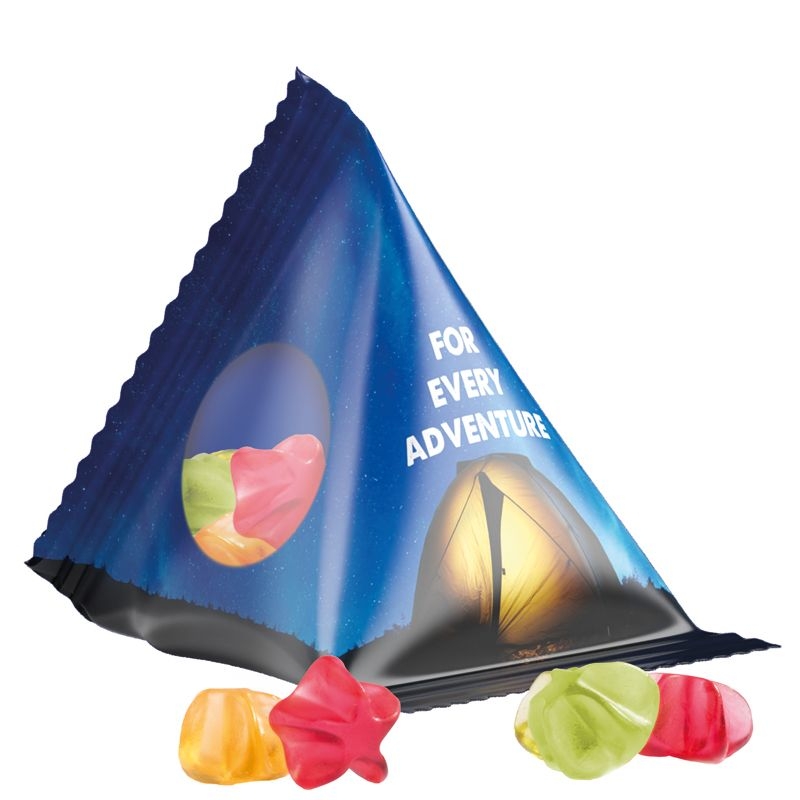 JG10063Tetraeder 15 g Trolli Fruchtgummi Standardformen