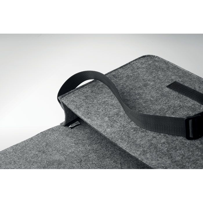 MO6186-07Baglo Umhaengetasche aus RPET-Filz_ grau