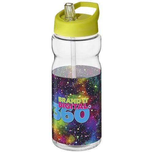 PF210049-19H2O Active® Base 650 ml Sportflasche mit Ausgussdeckel_ transparent_limone