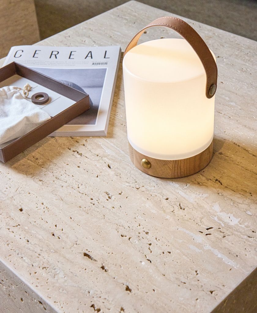 XDV51302-09VINGA Narni Laterne aus RCS recyceltem ABS_ braun