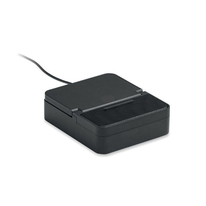 MO3189-03Chargebeat Ladestation mit Lautsprecher_ schwarz