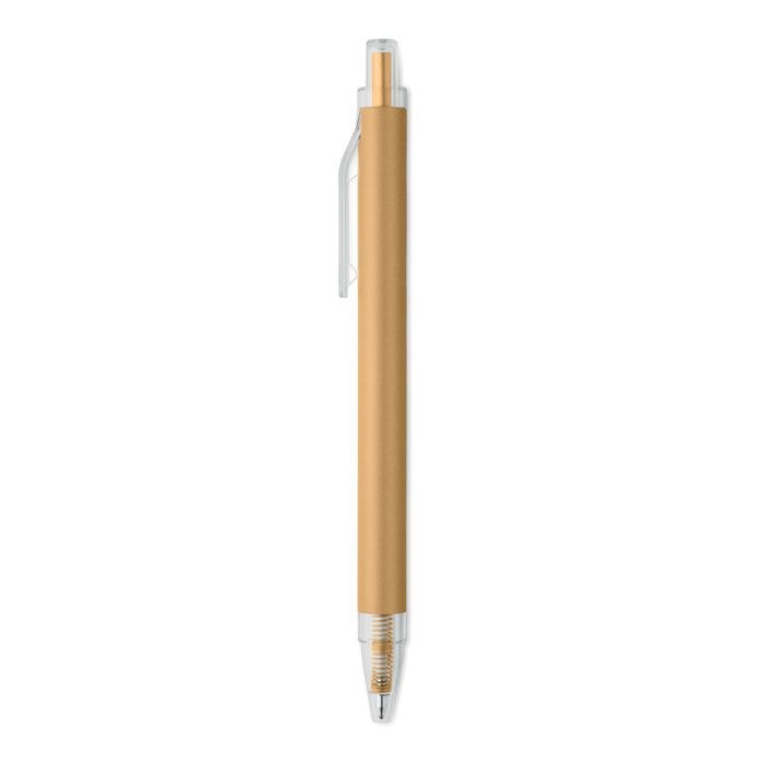 MO3185-97Nosta Druckkugelschreiber recy. Alu_ matt golden