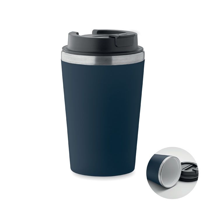 MO2572-85Blerm Doppelwandiger Becher 350 ml_ marineblau