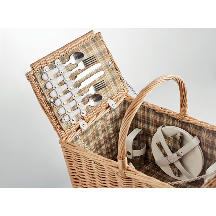 MO6194-40Mimbre Plus Picknickkorb aus Korbweide_ holz