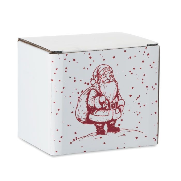 CX1571-35Festimug Keramikbecher 300ml_ weiss_rot