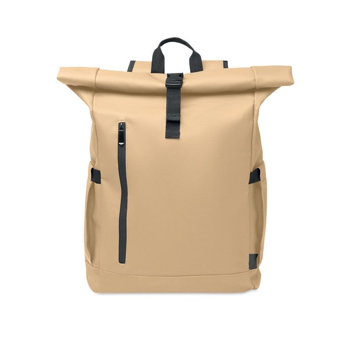 MO2643-39Bangkok Roll Rolltop-Rucksack 600D RPET_ khaki