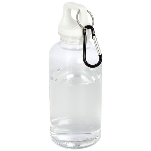 PF100778Oregon 400 ml RCS-zertifizierte Trinkflasche aus recyceltem Kunststoff mit Karabiner