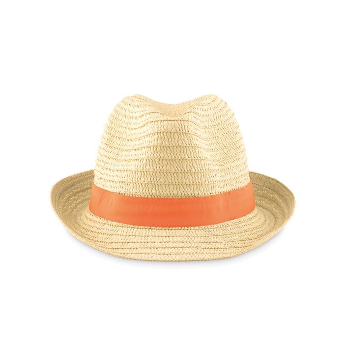 MO9341-10Boogie Papierstroh-Hut_ orange