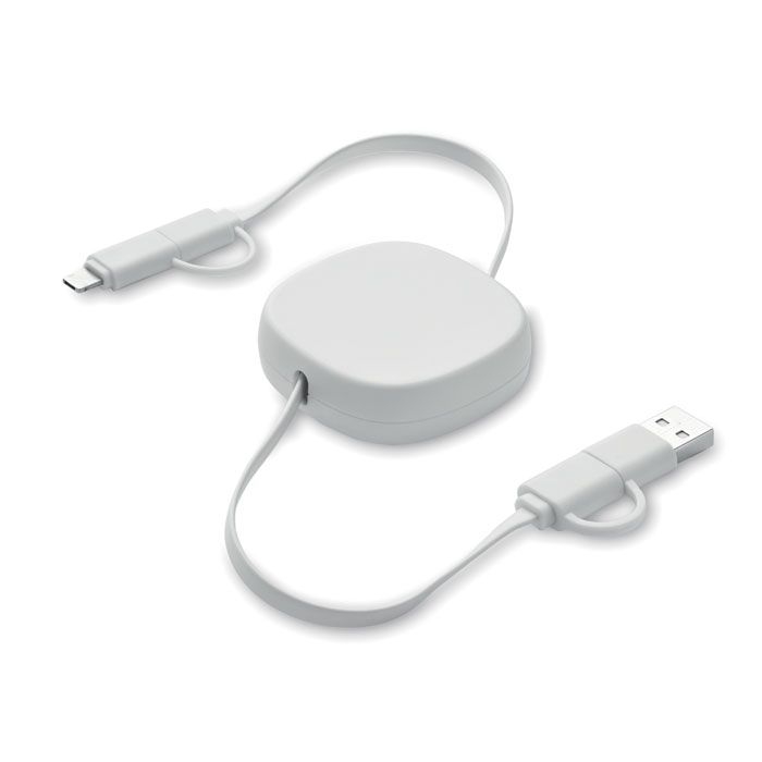 MO2425-06Linea Einziehbares Ladekabel 60W_ weiss