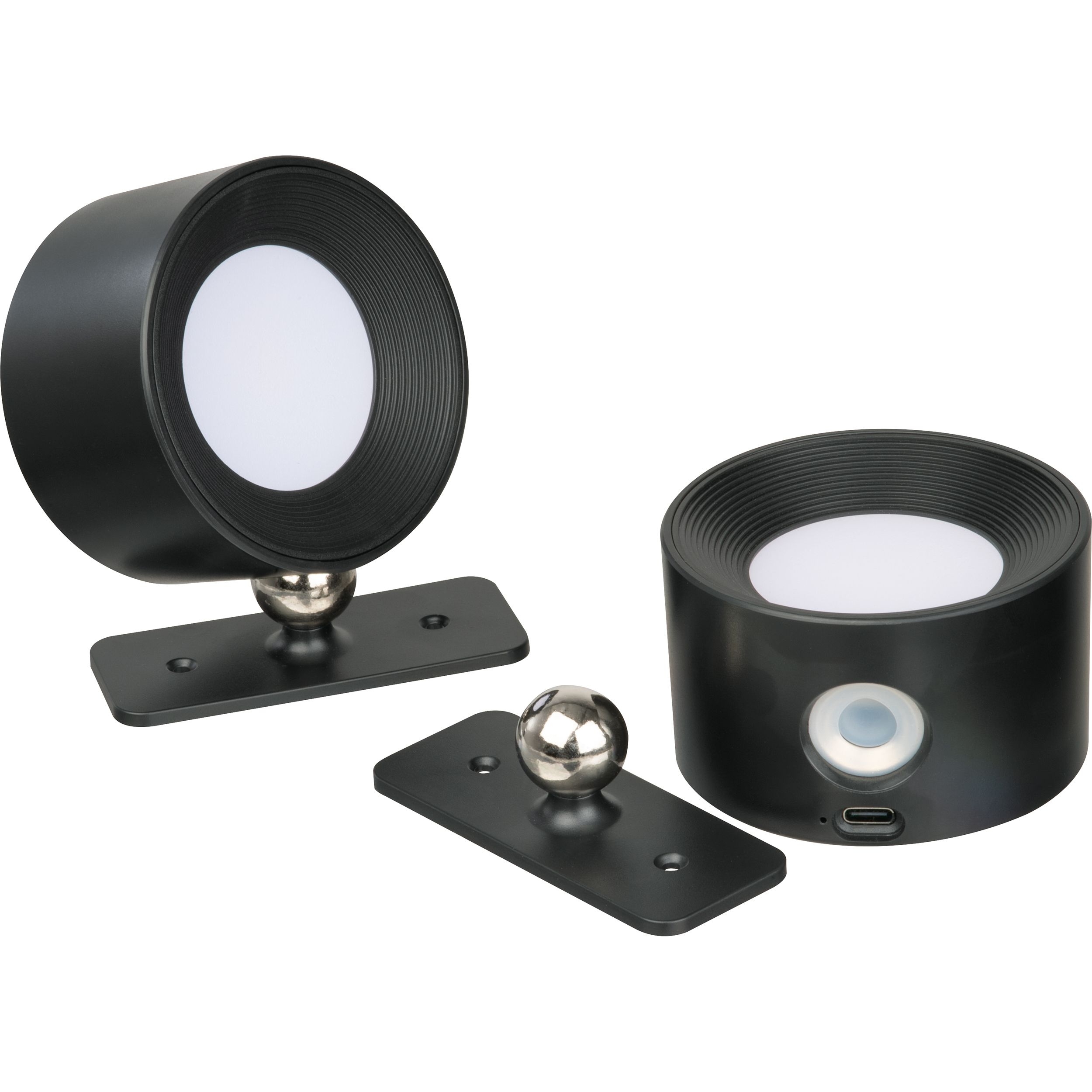 MA94880-03CrisMa aufladbare Wandlampen 2er Set HEDWIG_ schwarz