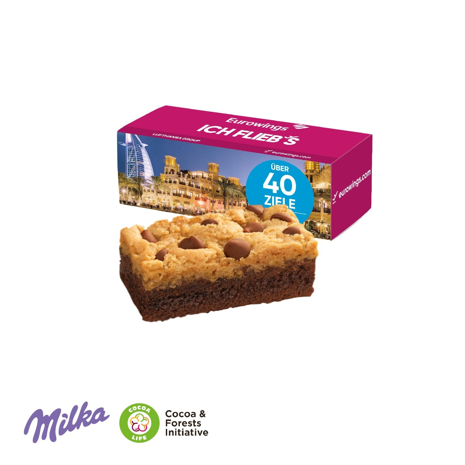 CD91158Milka Choco Brookie in Werbebox