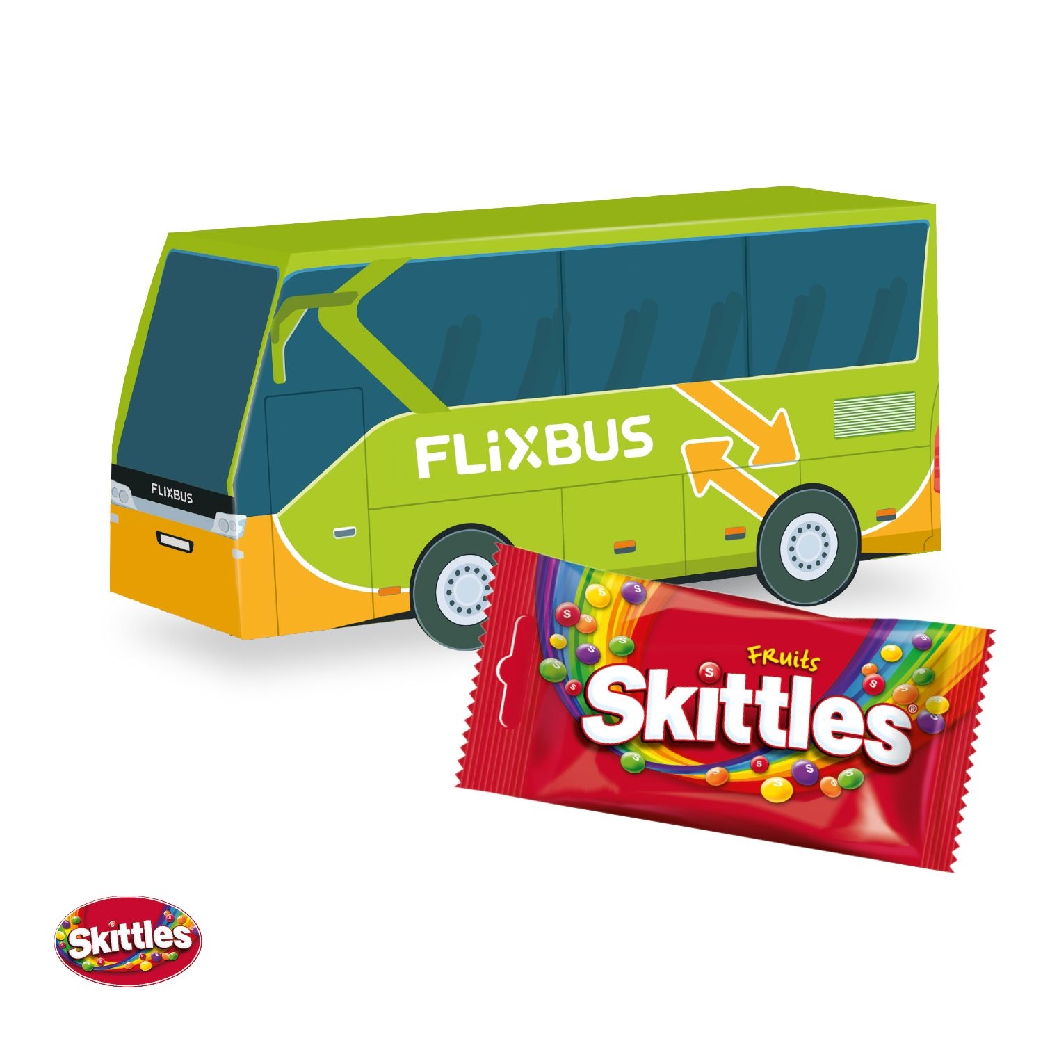 CD91699-023D Praesent Bus mit Skittles®_ Skittles Crazy Sours