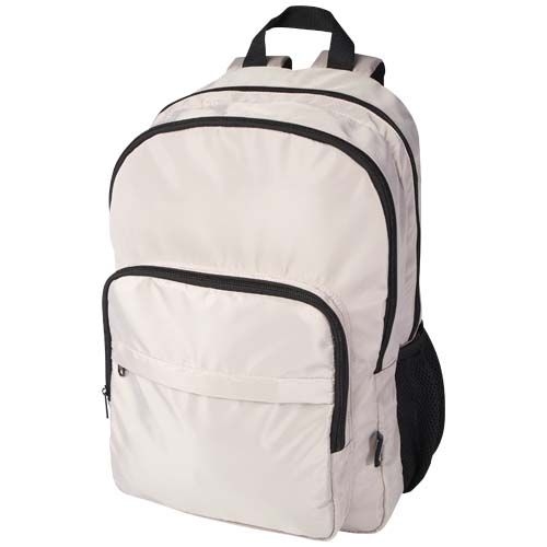 PF130086-1Trend Plus 15_ Laptop-Rucksack aus recyceltem GRS-Material 20 L_ oatmeal