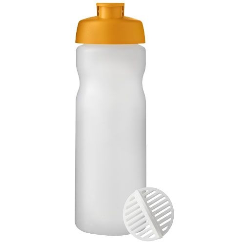 PF210703-3Baseline Plus 650 ml Shakerflasche_ orange_klar mattiert