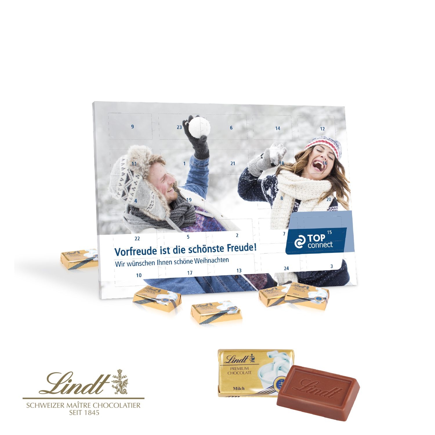 CD95314Tisch-Adventskalender Lindt _Select Edition_