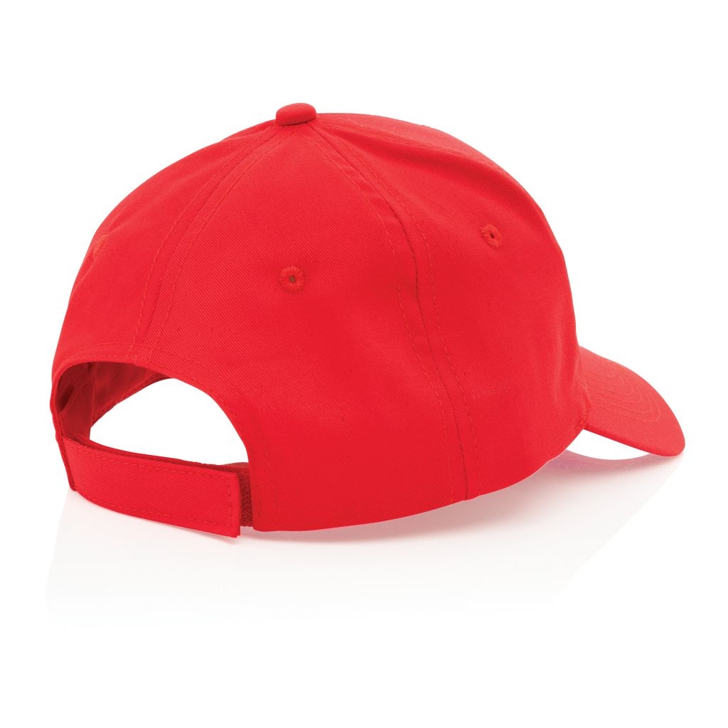 XDP453.33-4Impact 5 Panel Kappe aus 190gr rCotton mit AWARE™ Tracer_ rot