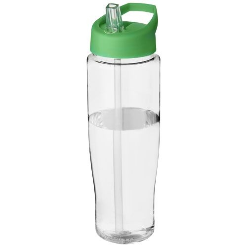 PF210044-19H2O Active® Tempo 700 ml Sportflasche mit Ausgussdeckel_ transparent_gruen
