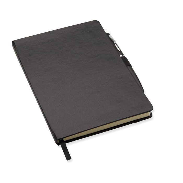 MO8108-03Notaplus DIN A5 Notizbuch_ schwarz