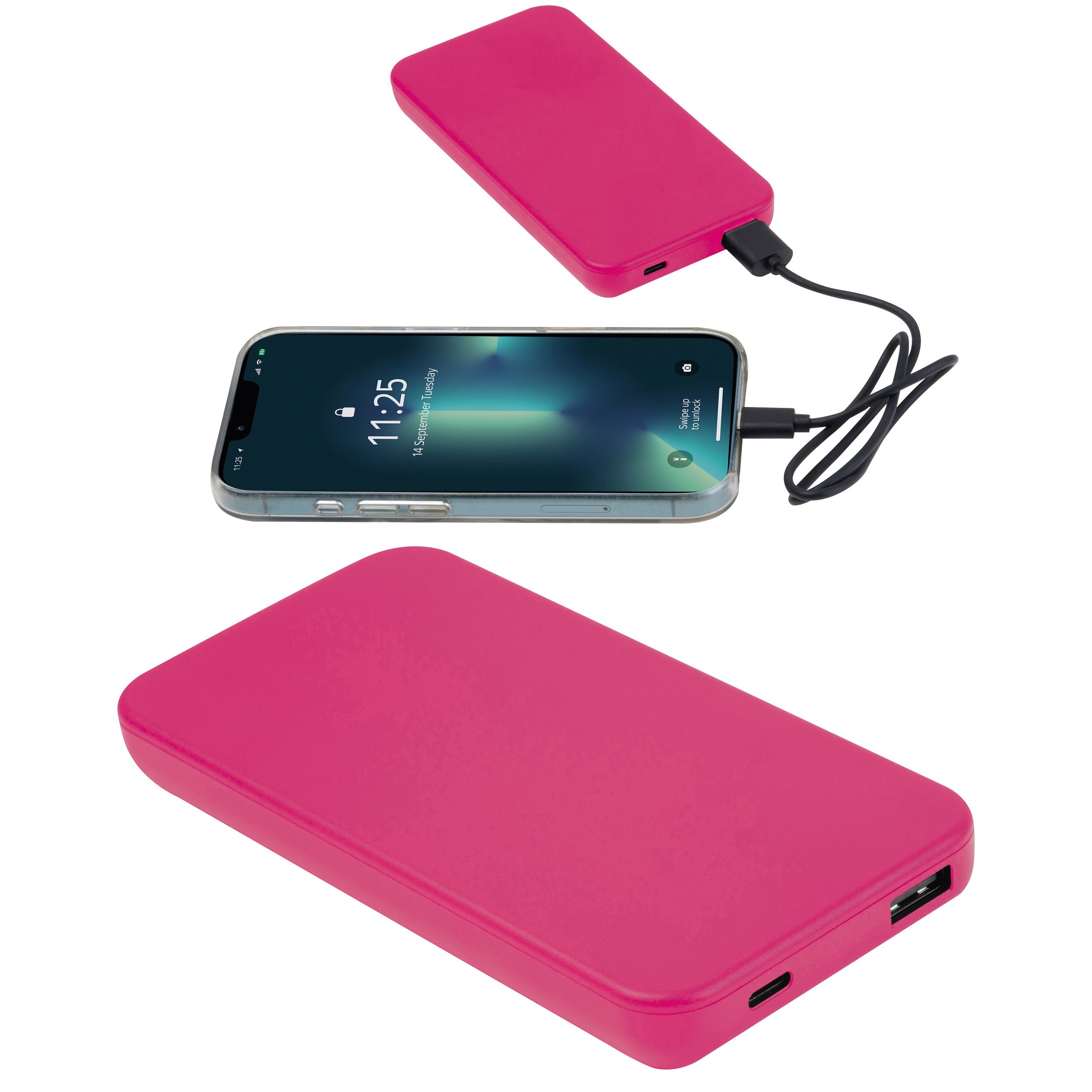 MA35494-11Recycelte Powerbank 10.000 mAh PRESTON_ pink