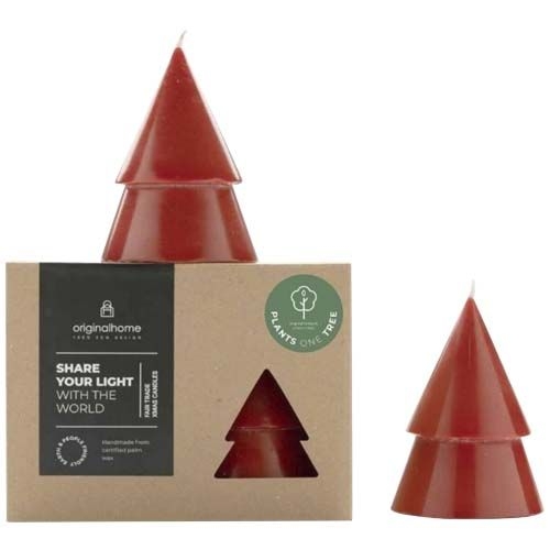 PF126324-3Originalhome Weihnachtsbaum Kerze M_ 2er Set_ rot