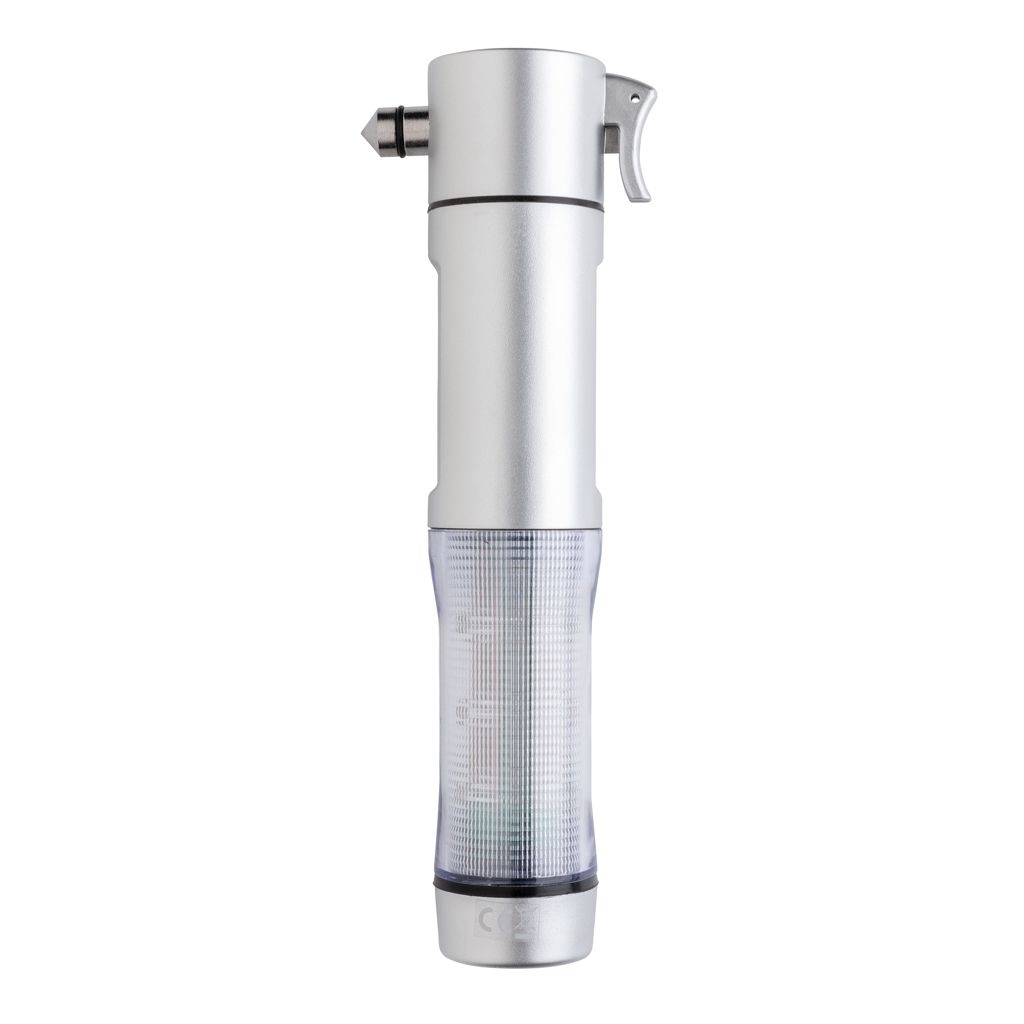 XDP239.21-2Notfalllicht mit Nothammer_ silber