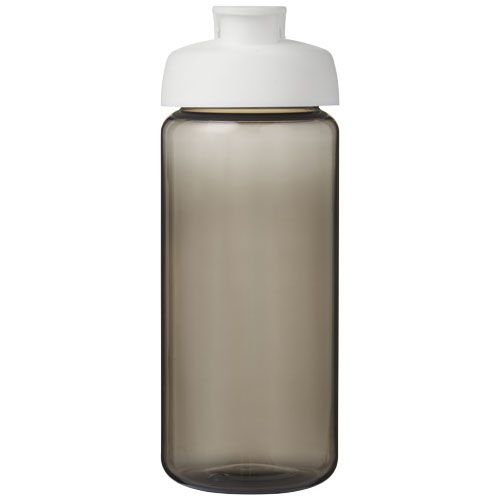 PF210445-6H2O Active® Octave Tritan™ 600-ml-Sportflasche mit Klappdeckel_ kohle_weiss