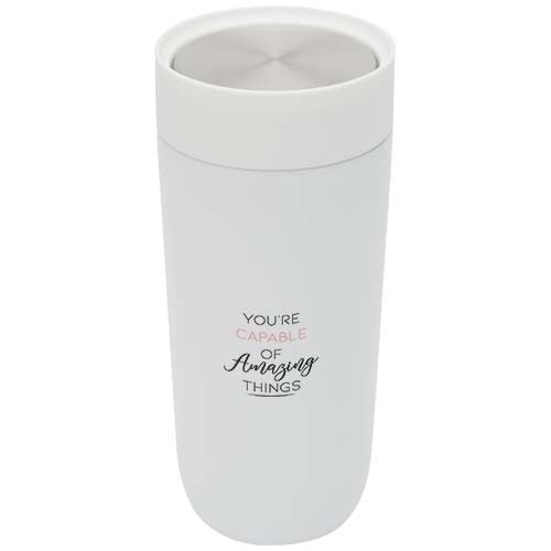 PF100849-1Camden 350 ml RCS-zertifizierter Becher aus Edelstahl mit Keramikauskleidung_ weiss