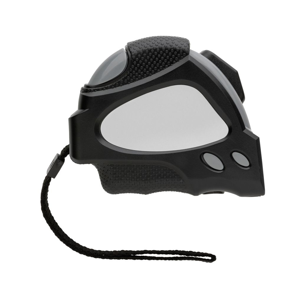 XDP112.18-1Auto-Stop-Massband aus recyceltem Kunststoff_ 8m_25mm_ schwarz