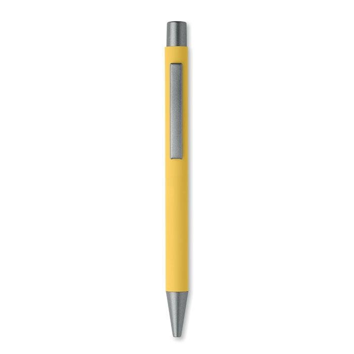 MO3222-08Nali Druckkugelschreiber recy. Alu_ gelb
