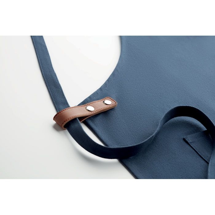 MO6261-04Nagpur Colour Kuechenschuerze Organic Cotton_ blau