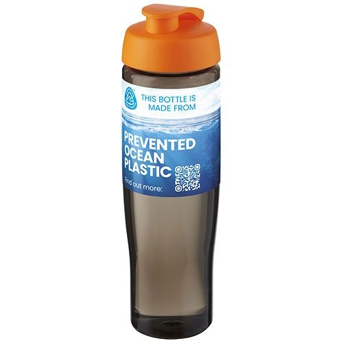 PF210448-4H2O Active® Eco Tempo 700 ml Sportflasche mit Klappdeckel_ orange_kohle