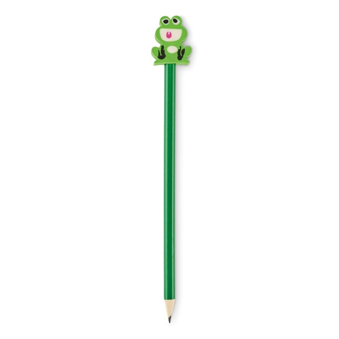 MO2929-09Circo Holzbleistift mit Radiergummi_ gruen