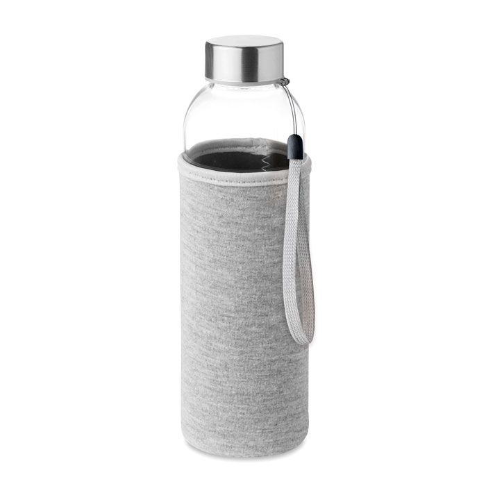 MO9358-07Utah Glass Trinkflasche Glas 500 ml_ grau