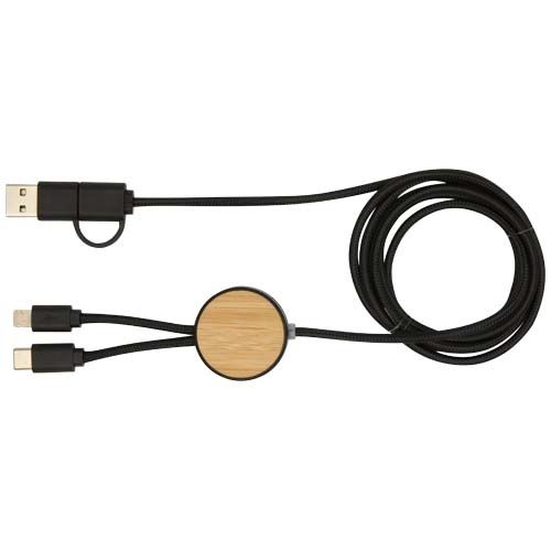 PF124422-2Chechia 150 cm 5-in-1 Kabel aus recyceltem Kunststoff fuer Datenuebertragung und 27W Schnellladung mit