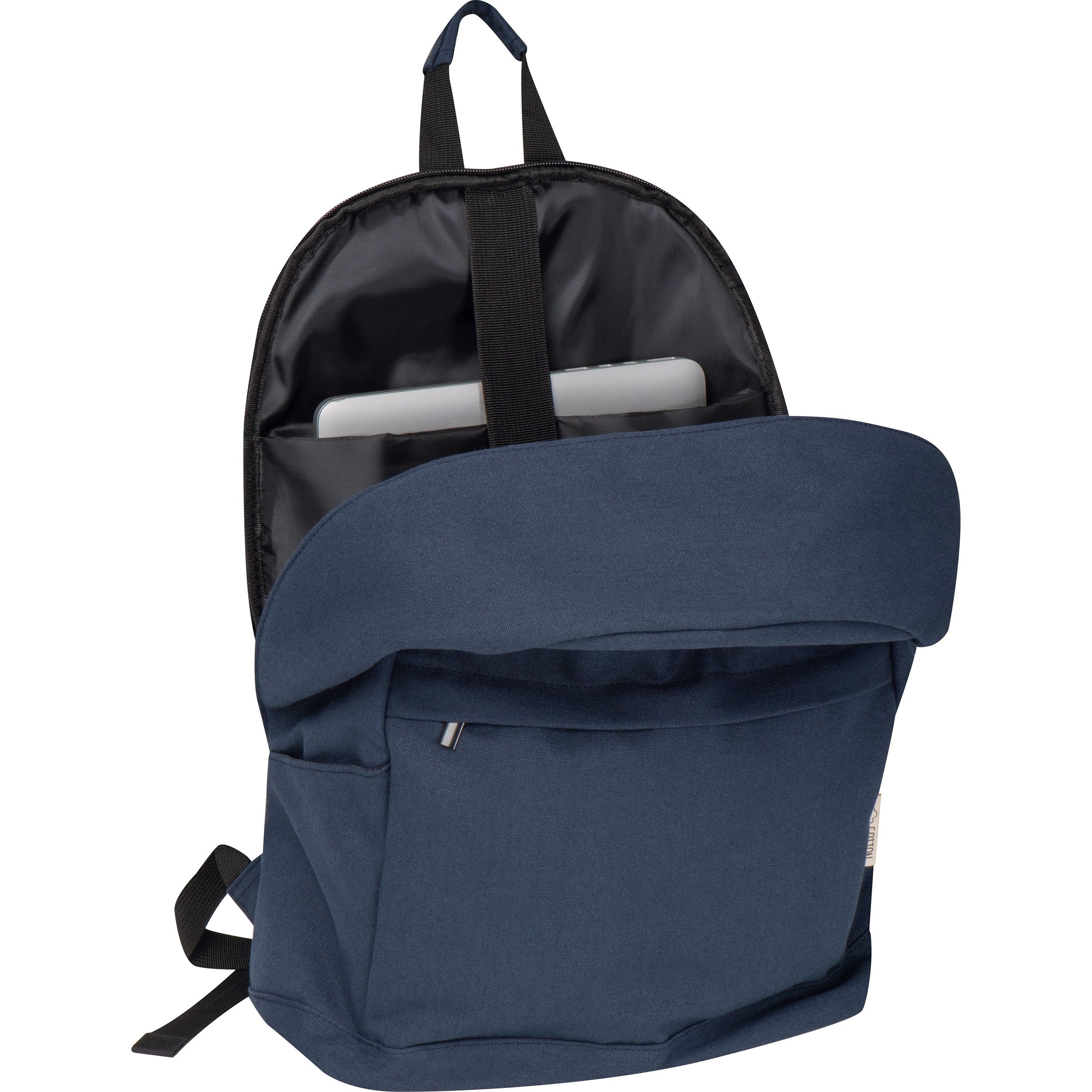 MA64392-44Rucksack aus recycelter Baumwolle DANUTA_ dunkelblau