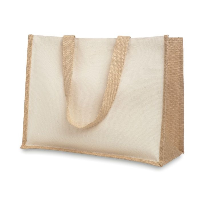 MO8967-13Campo De Fiori Jute_Canvas Shopper_ beige