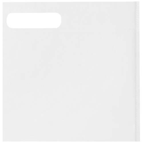 PF130103-1EcoSeal 5 L GRS-recycelte Nonwoven Tragetasche_ weiss