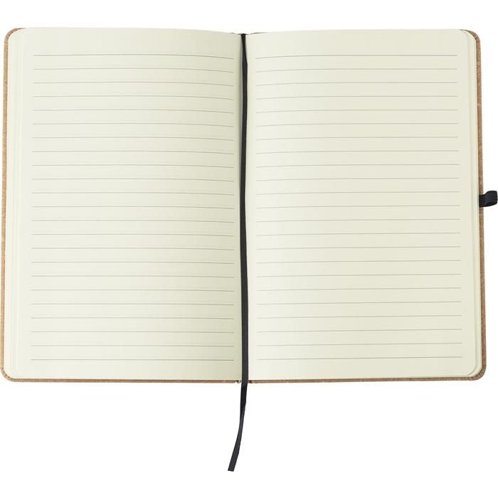 GI1015151-11Notizbuch aus recyceltem Leder _A5_ Gianna_ brown