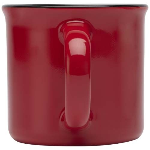 PF100844-2Bari Keramiktasse 240 ml mit glaenzender Oberflaeche_ rot
