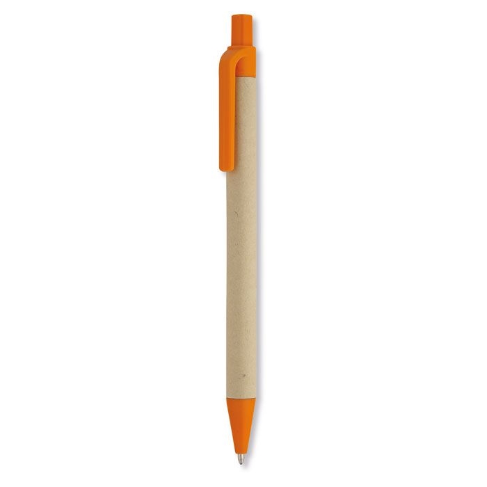 IT3780-10Cartoon Papier_Mais PLA Kugelschreiber_ orange