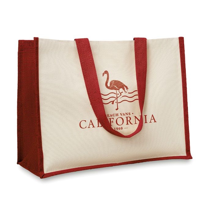 MO8967-05Campo De Fiori Jute_Canvas Shopper_ rot