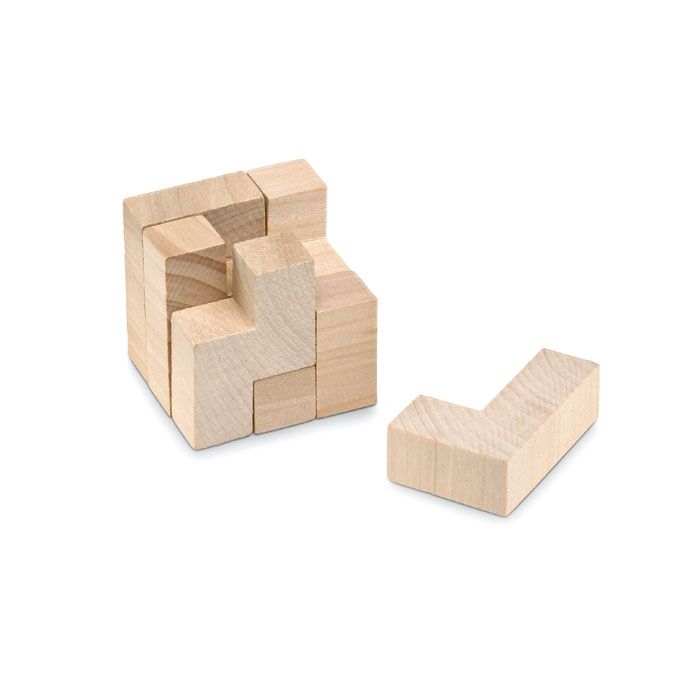KC2585-40Trikesnats Holzpuzzle im Baumwollbeutel_ holz