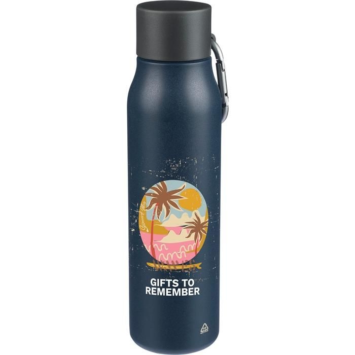 GI1202790Doppelwandige Trinkflasche aus recyceltem Edelstahl _600 ml_ Cassian