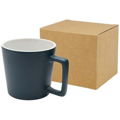 PF100900-5Cali 370 ml Keramiktasse mit matter Oberflaeche_ tiefseeblau