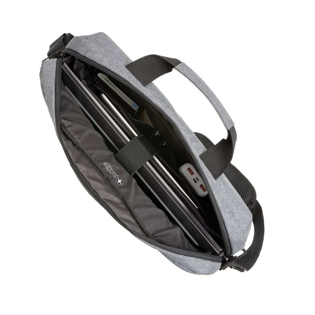XDP763.12-2Swiss Peak AWARE™ RFID 15_6_ Laptoptasche_ grau