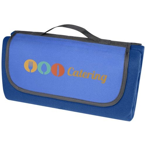 PF113294-1Salvie Picknickdecke aus recyceltem Kunststoff_ royalblau